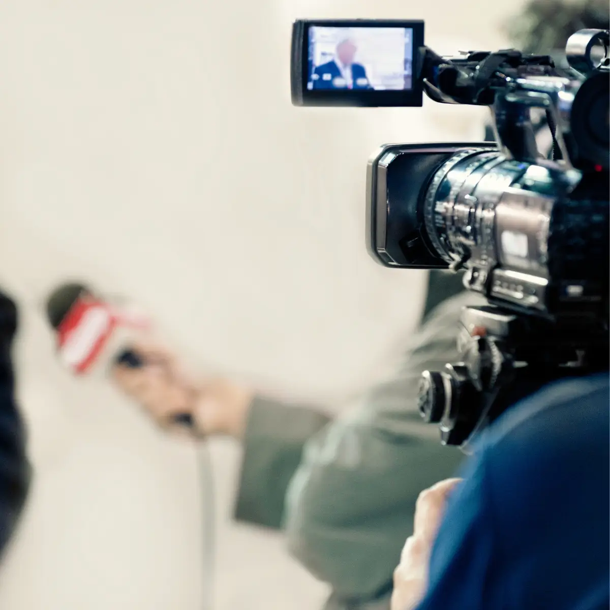 Enregistrement vidéo utilisé lors d’un entraînement media training