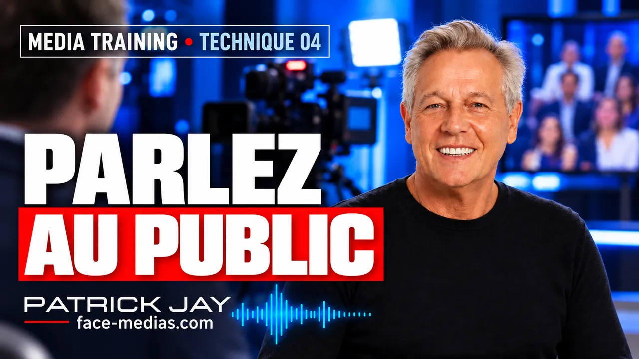Miniature de la vidéo « Parlez au public » — media training avec Patrick JAY