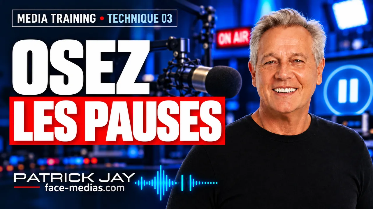 Miniature de la vidéo « Osez les pauses » — media training avec Patrick JAY