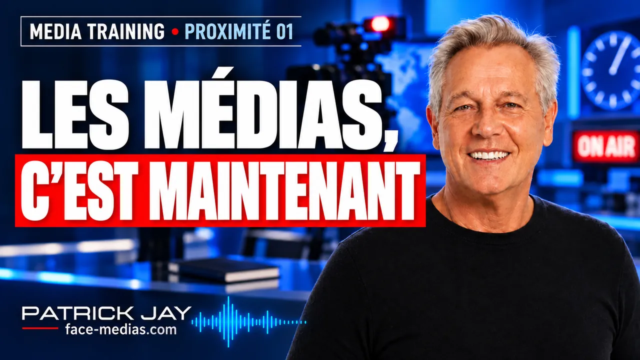 Miniature de la vidéo « Les médias, c’est maintenant » — media training avec Patrick JAY
