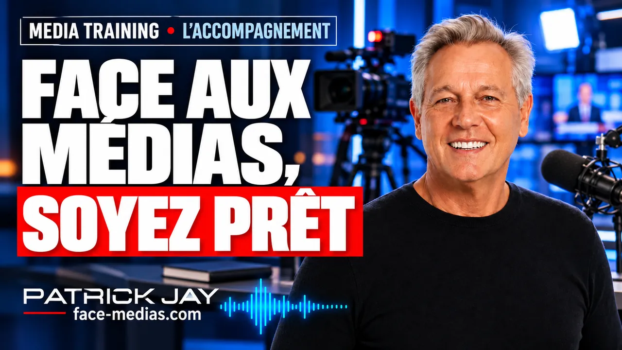 Miniature de la vidéo « Face aux médias, soyez prêt » — media training avec Patrick JAY